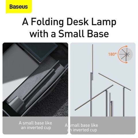 Đèn LED để bàn chống mỏi mắt, chống cận Baseus Smart Eye Series DGZG-02, pin 2200mAh