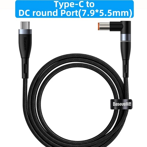 Cáp sạc nam châm Baseus 100W Zinc Magnetic C to DC