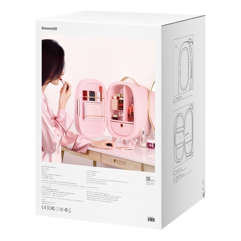 Tủ lạnh mini Baseus Beauty Fridge (13L, có gương trang điểm)