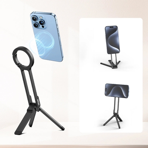Tripod điện thoại Ulanzi MA30 móc carabiner, nam châm hai mặt