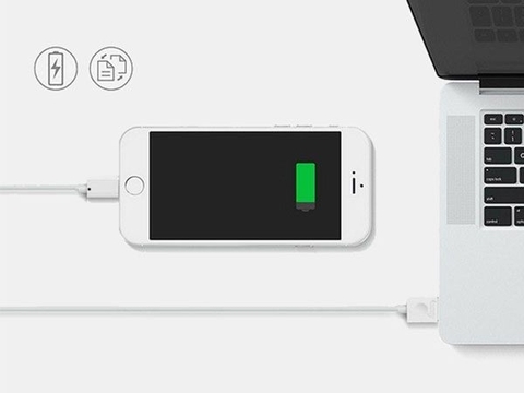 Cáp sạc Lightning Bagi dài 1m IB100