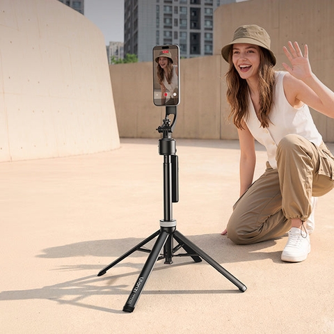 Tripod Ulanzi MT-44 146,5 cm gấp gọn, kèm giá đỡ điện thoại