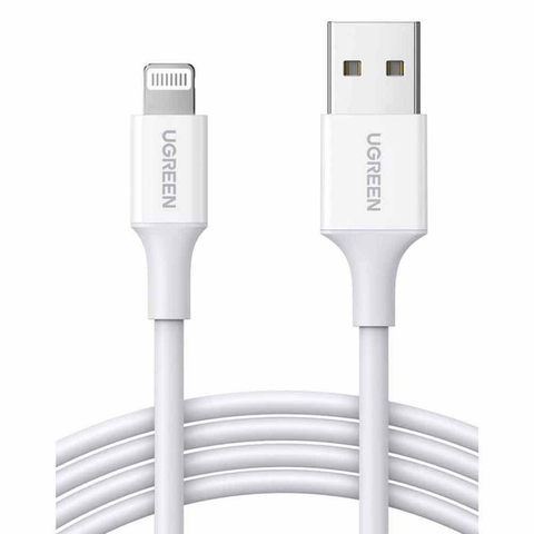 Cáp dữ liệu sạc nhanh Ugreen US155 USB sang Lightning ABS