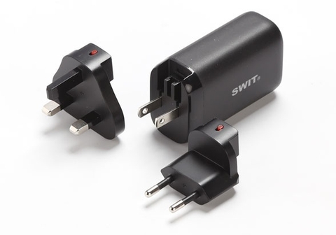 Bộ sạc du lịch GaN USB-C/A SWIT UC-2065 65W