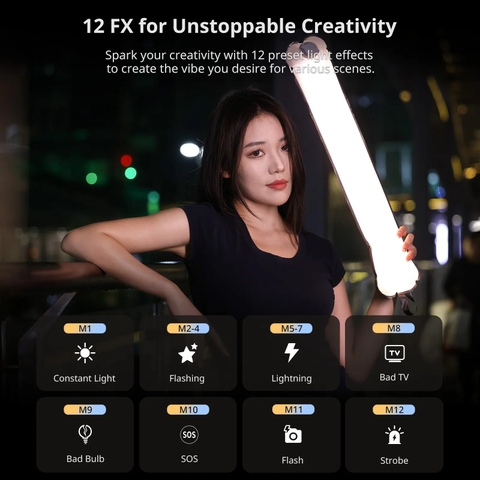 Đèn LED dạng ống bơm hơi Ulanzi UA12