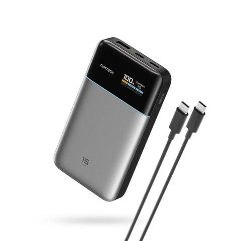Pin dự phòng CUKTECH 15 Air PB150S 15000mAh 100W