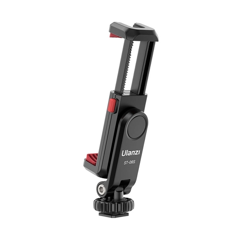 Kẹp điện thoại Ulanzi ST-06S hai cold shoe, xoay 360°