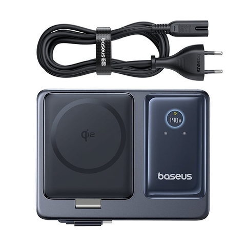Bộ sạc để bàn 5 trong 1 Baseus Nomos Qi2 140W