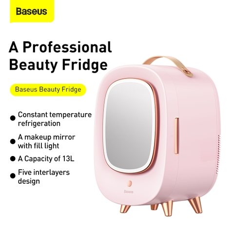 Tủ lạnh mini Baseus Beauty Fridge (13L, có gương trang điểm)