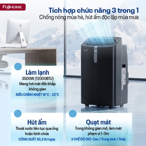 Điều hòa di động Fujihome PAC12PRO