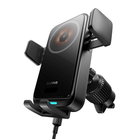 Giá đỡ kiêm sạc không dây trên ô tô Baseus Wisdom Pro