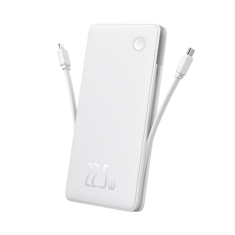 Pin sạc dự phòng 2 cáp OS-Baseus Airpow Lite 10000mAh 22.5W