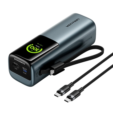 Pin dự phòng Vention FKG 27000mAh 200W màn hình TFT