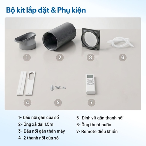 Điều hòa di động Fujihome PAC12PRO