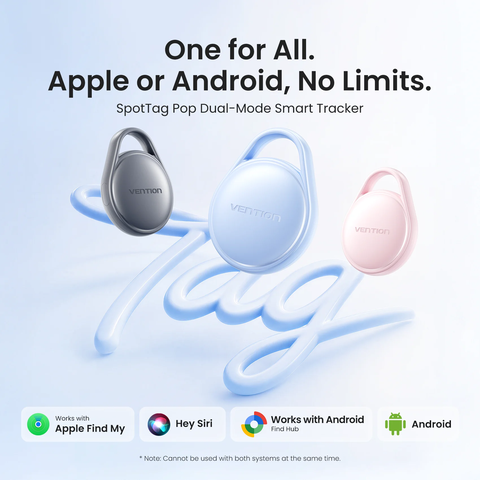 Tag định vị Vention KQX SpotTag Pop Apple và Android