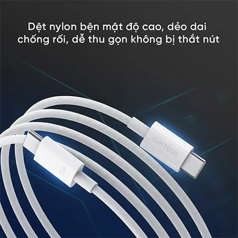 Cáp Cuktech CTC515P USB-C 240W 1,5m - ảnh sản phẩm