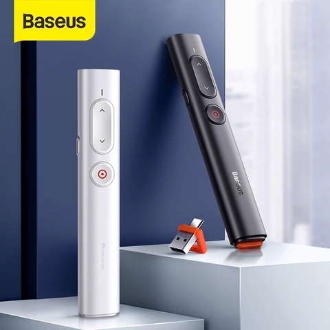 Bút trình chiếu Laser Baseus Orange Dot Wireless Presenter