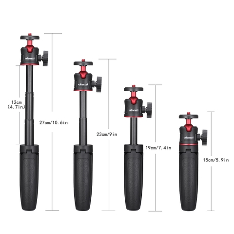 Tripod mini Ulanzi MT-08 gấp gọn, tay cầm kéo dài