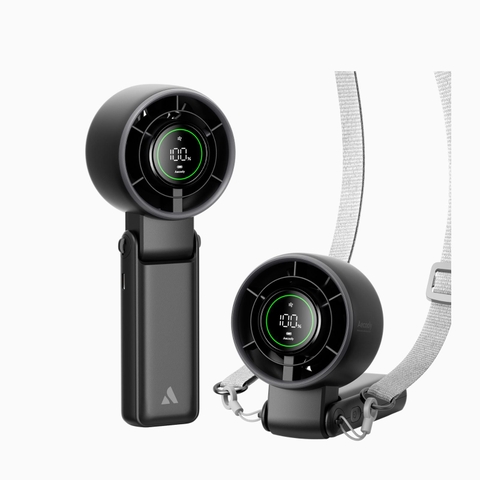 Quạt tích điện cầm tay mini AECOOLY Halo 02 chube