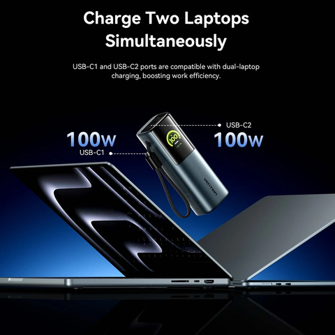 Pin dự phòng Vention FKG 27000mAh 200W màn hình TFT