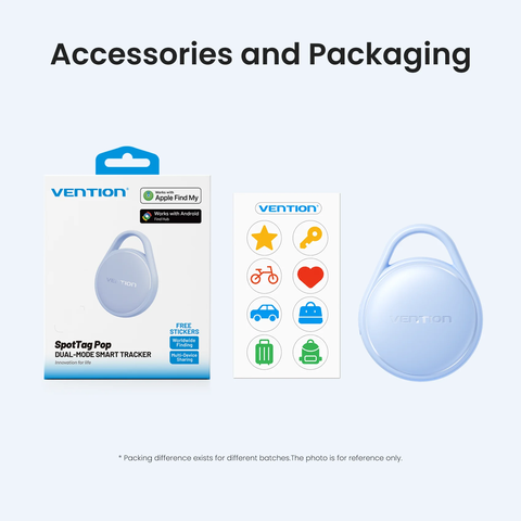 Tag định vị Vention KQX SpotTag Pop Apple và Android