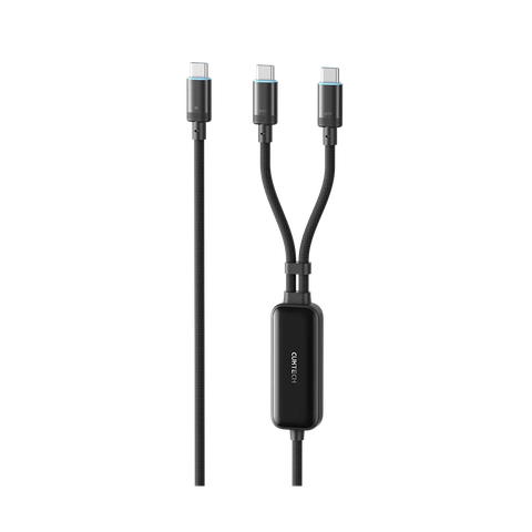 Cáp USB-C sang 2 USB-C Cuktech C2C615 140W 1,5m