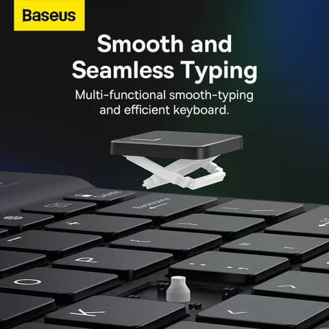 Bao da nam châm tích hợp bàn phím Baseus Brilliance Detachable Keyboard Case cho iPad Pro (2018/2020/2021)