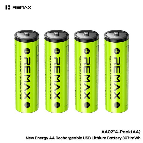 Pin tiểu sạc lại Remax AA02 vỉ 4 viên