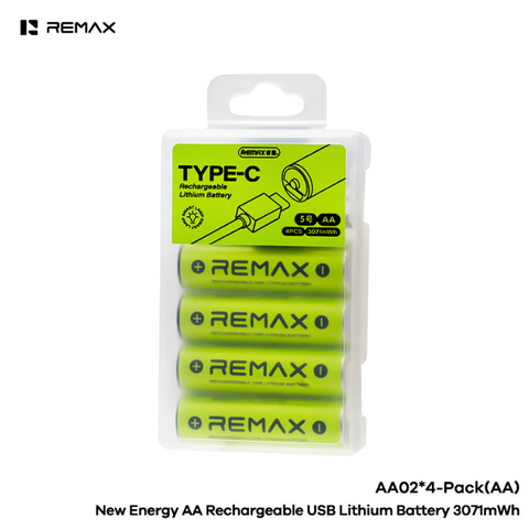 Pin tiểu sạc lại Remax AA02 vỉ 4 viên