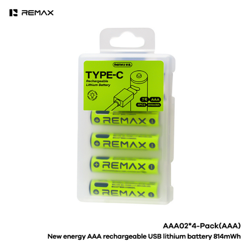Pin tiểu sạc lại Remax AAA02 vỉ 4 viên