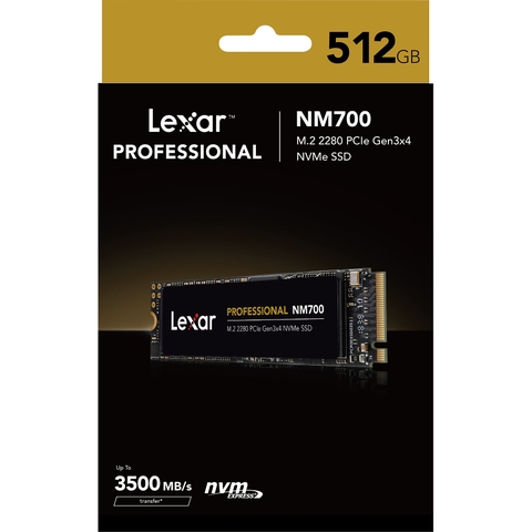 SSD gắn trong Lexar NM700 PCIe G3x4 M.2 2280