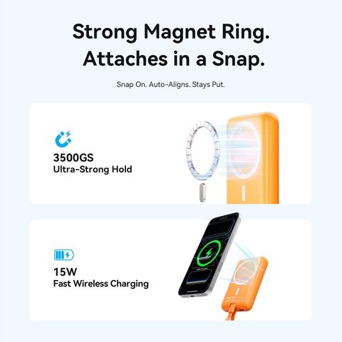 Pin dự phòng Vention FKQ 10000mAh 22.5W sạc từ tính