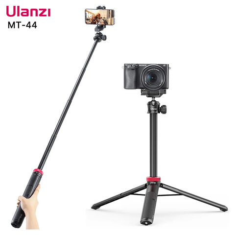Tripod Ulanzi MT-44 146,5 cm gấp gọn, kèm giá đỡ điện thoại