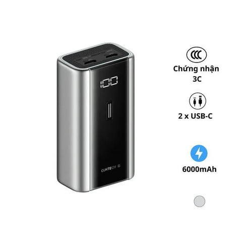 Pin dự phòng Cuktech PB060 6000mAh 55W CCC
