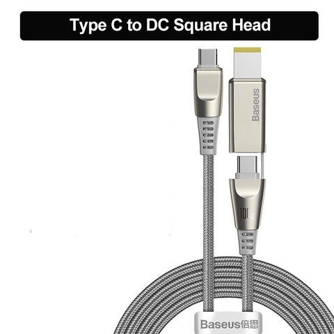 Cáp sạc đa năng Baseus 100W USB C Sang DC cho laptop Lenovo/ Asus/ Toshiba (CA1T2)