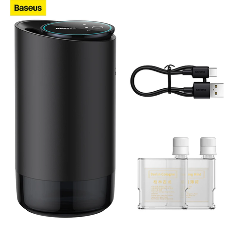 Máy Khuếch Tán Nước Hoa Khô Baseus Wisdom Car Smart Dual-port Atomized Aromatherapy Diffuser (Cup Holder Version)