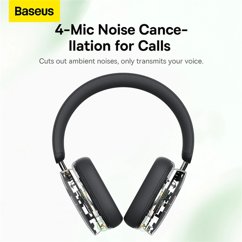 Tai nghe chụp tai chống ồn chủ động Baseus Bowie H1 ANC Wireless