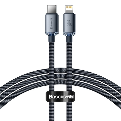 Cáp sạc nhanh 20W Baseus Crystal Shine Series Fast Charging Data Cable Type-C to Lightning
