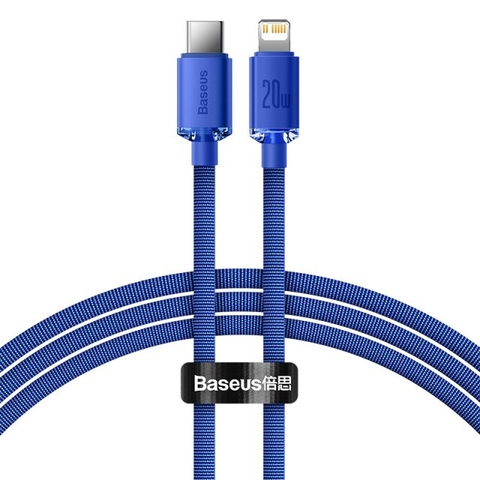Cáp sạc nhanh 20W Baseus Crystal Shine Series Fast Charging Data Cable Type-C to Lightning