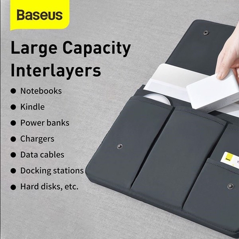 Túi chống sốc, chống thấm nhỏ gọn Baseus Basics Series 13 - 16 in