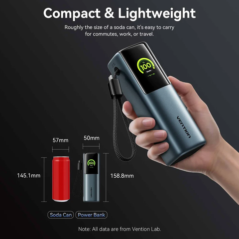 Pin dự phòng Vention FKG 27000mAh 200W màn hình TFT