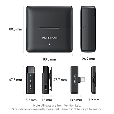 Bộ mic cài áo không dây VENTION NCA