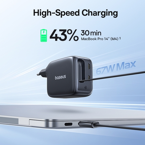 Bộ sạc nhanh 67W Baseus EnerCore CJ11 3C