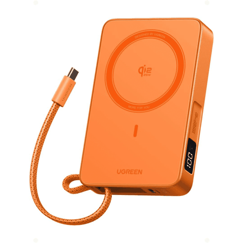 Sạc dự phòng không dây từ tính UGREEN PB773 MagFlow 10000mAh Qi2 25W