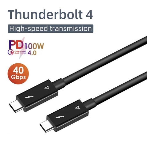 Cáp C2C Choetech A3010 Thunderbolt 4 40Gbps 8K@30Hz 5K@60Hz Dual4K