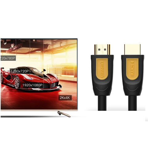 Cáp HDMI 2M sợi dẹt hỗ trợ 4Kx2K chính hãng Ugreen HD101 cao cấp