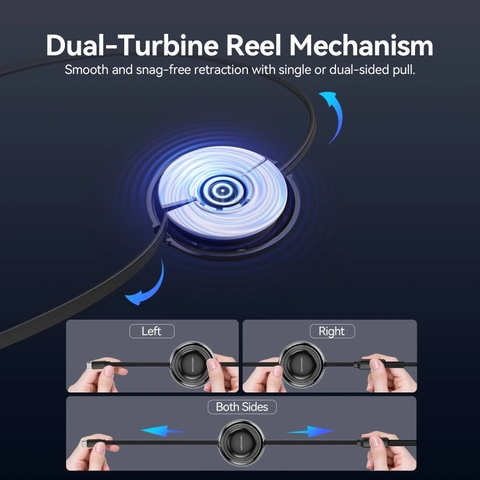 Cáp Sạc Dây Rút Đa Năng 3-in-1 C to L+2C VENTION TRK 100W