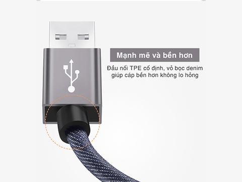 Cáp sạc Lightning Bagi MFI-S100