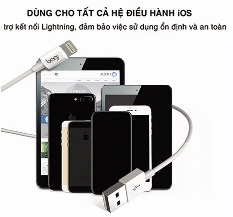 Cáp sạc Lightning Bagi MFI-n100