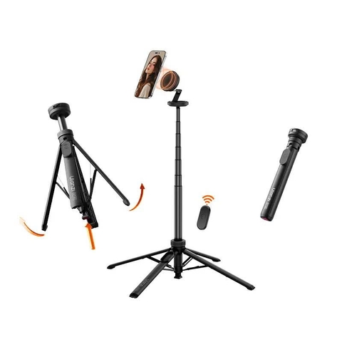 Chân máy tripod từ tính kiêm gậy selfie Ulanzi MT85